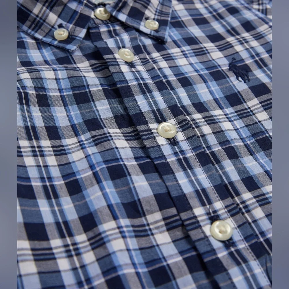 Ralph Lauren Checkered Shirt and Chinos Set